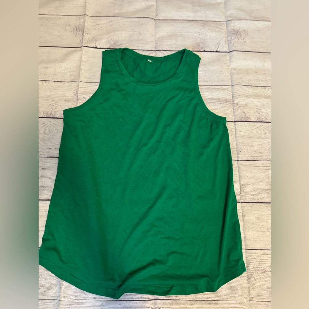 Women's Green Tank Top